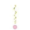 Pink Hearts Baby Shower Swirls