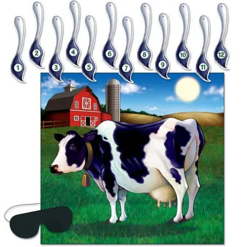 Pin the Tail on the Cow Game
