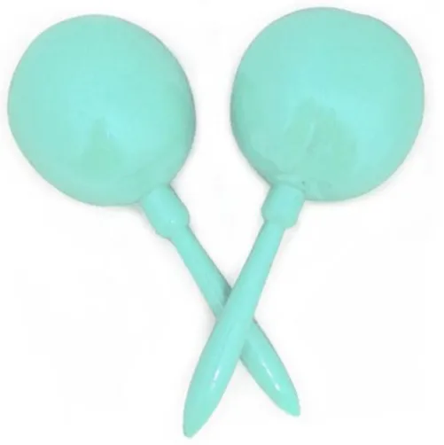 Plain Mint Green Maracas