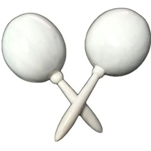 Plain White Maracas