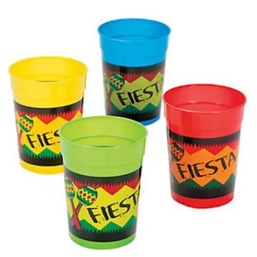 Plastic Fiesta Cups