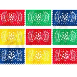 100' Plastic Picado Banner