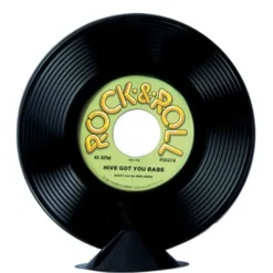 Plastic Record Centerpiece