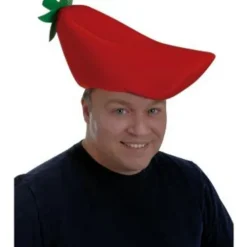 Plush Chili Pepper Hat