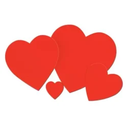 4" Printed Heart