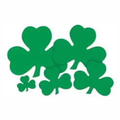 9" Printed Shamrock Cutout