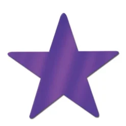 9" Purple Foil Star