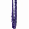 Purple Metallic Bead Necklaces