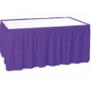Purple Table Skirt