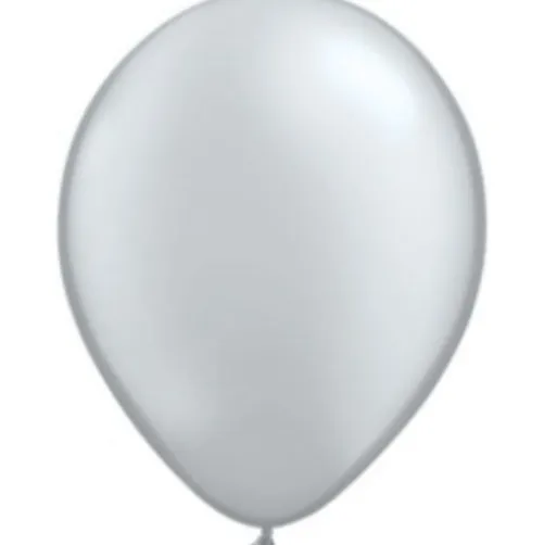 5" Qualatex Silver Balloons