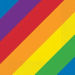 Rainbow Beverage Napkins