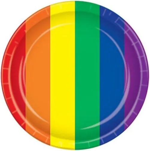 Rainbow Dinner Plates