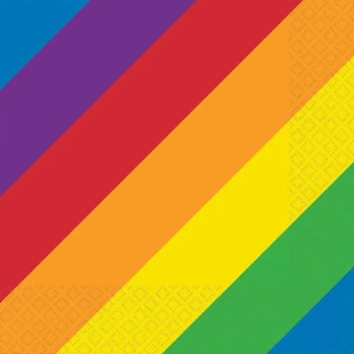 Rainbow Luncheon Napkins