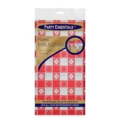 Rectangular Table Cover Red Gingham