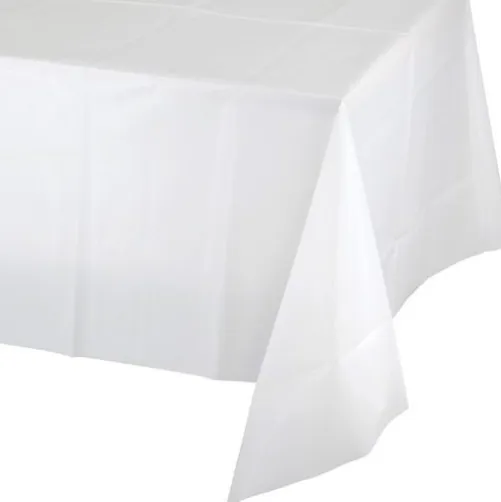 Rectangular Table Cover White