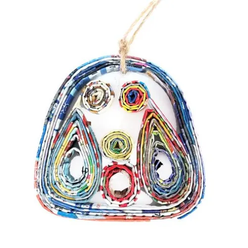 Recycled Nativity Ornamnt