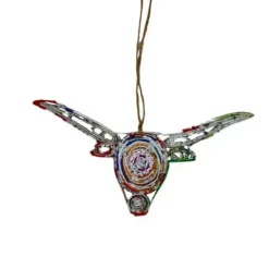Recycled Texas Longhorn Ornament