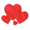 12" Red Foil Heart