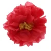 Red Plastic Flower 5.5"