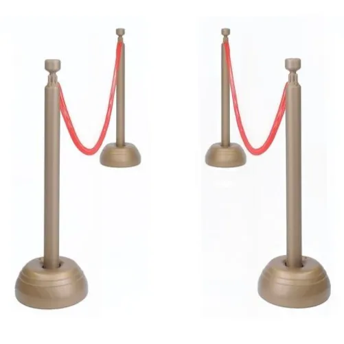 Red Rope Stanchion Set