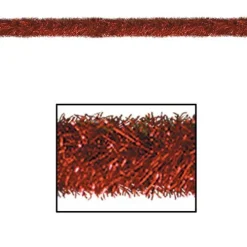 Red 100' Tinsel Garland