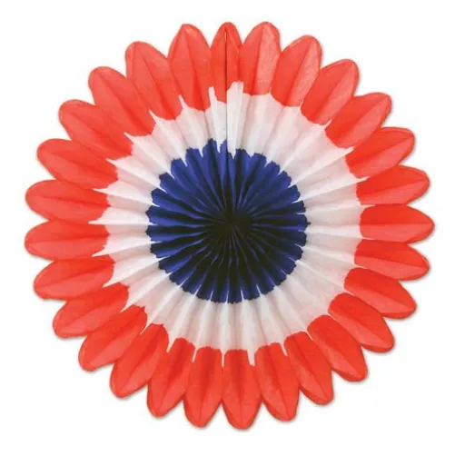 Red, White and Blue Mini Tissue Fans