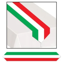 Red White and Green Table Runner