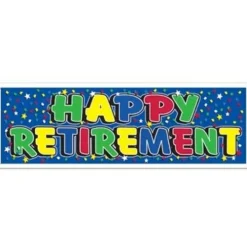 Retirement Sign Banner