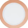 Rose Gold Rim 7" Plate 10ct