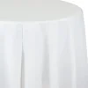 Round Table Cover White