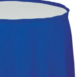 Royal Blue Table Skirt