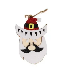 Santa Face Christmas Ornament
