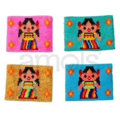Seed Bead WorryDoll Coin Purse