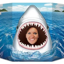 Shark Jaws and Circling Sharks Photo Prop