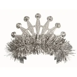Silver Fringe Tiara