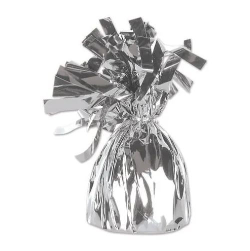 Silver Metallic Balloon Weight