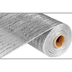 Silver Metallic Mesh Roll