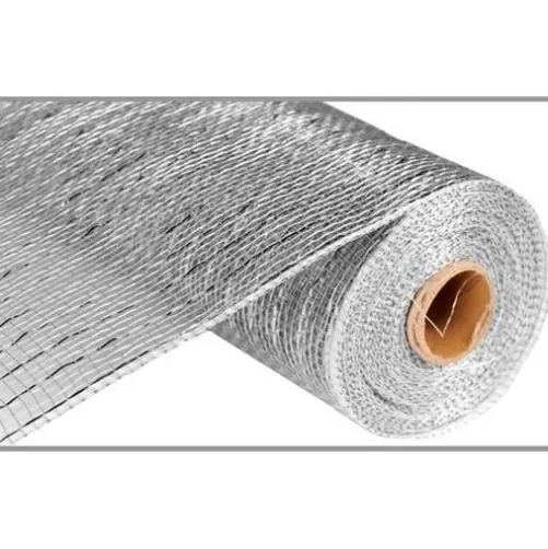 Silver Metallic Mesh Roll