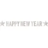 Silver New Year Streamer