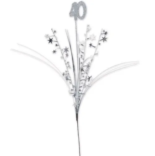 Silver 40 Star Spray