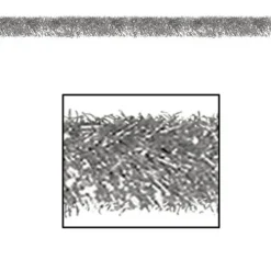 Silver 100' Tinsel Garland