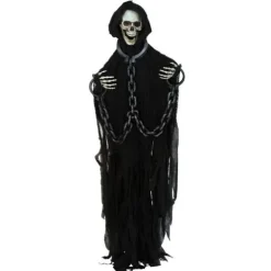 Skeleton with Chains Prop