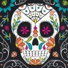 Skull Day of the Dead Luncheon Napkins
