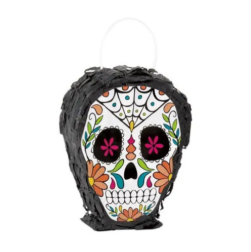 Skull Day of the Dead Mini Skull Pinata