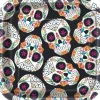 Skull Day of the Dead 7" Square Plates