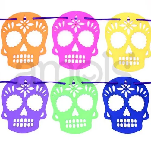 Skull Paper Banner