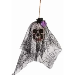 Skull with Veil Prop
