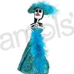Small Glittered Catrina