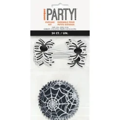 Spider Web Cupcake Kit