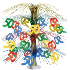 50th Multicolor Cascade Centerpiece